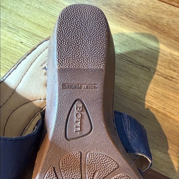 Born Navy Blue Slide Sandals - Picture 3 of 10